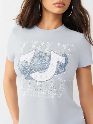 CRYSTAL CLASSIC CREWNECK TEE
