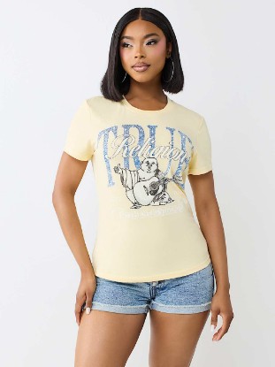 CRYSTAL BUDDHA CREWNECK TEE
