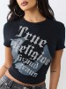 CRYSTAL HORSESHOE BABY TEE