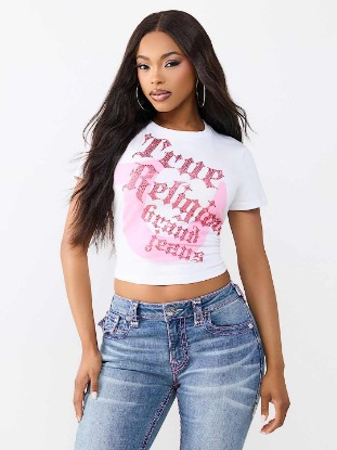 CRYSTAL HORSESHOE BABY TEE