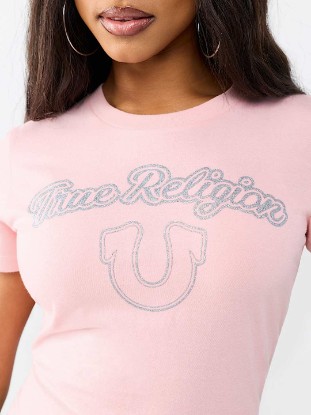 GLITTER RELAXED SHRUNKEN TEE