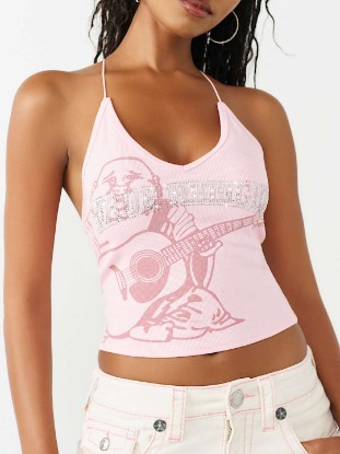 CRYSTAL RIBBED CAMI TOP