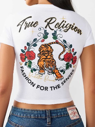 TIGER LOGO RELAXED SHRUNKEN TEE