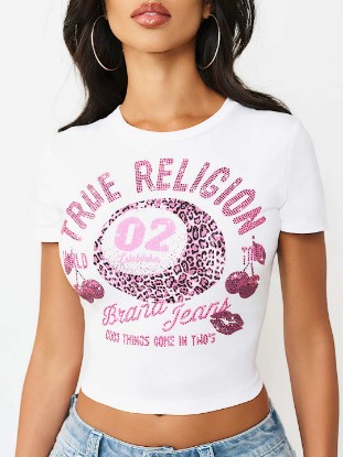 CHERRY POOL BALL BABY TEE