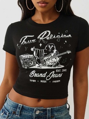 CRYSTAL BUDDHA BABY TEE