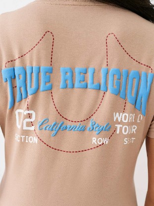 PUFF PRINT LOGO V NECK TEE