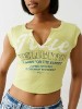 VINTAGE LOGO V NOTCH BABY TEE