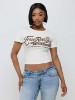 CRYSTAL WAFFLE KNIT BABY TEE