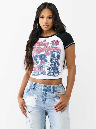 SPORTY RAGLAN BABY TEE