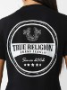 IRIDESCENT LOGO V-NECK TEE