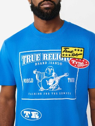 WORLD TOUR LOGO PATCH HEAVYWEIGHT TEE
