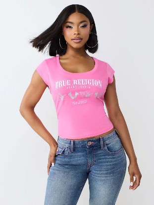 SCOOP NECK BABY TEE