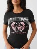 CRYSTAL BUDDHA CREST TEE