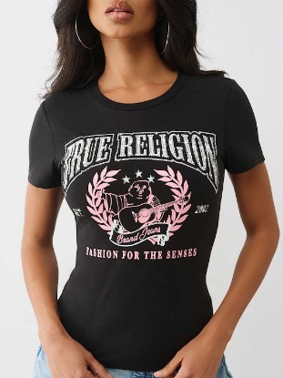 CRYSTAL BUDDHA CREST TEE