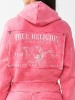VINTAGE WASHED EMBROIDERED RELAXED ZIP HOODIE