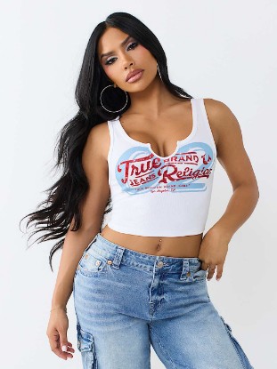 RIBBED NOTCH TANK TOP