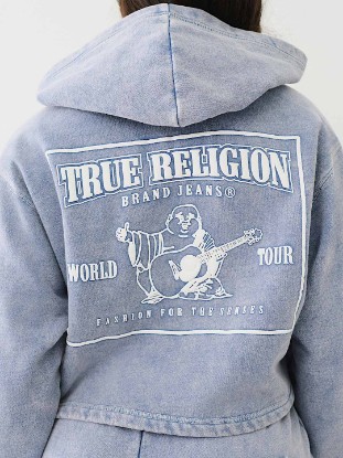 VINTAGE WASH V NOTCH HOODIE