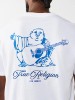 FILLED HORSESHOE SCRIPT GRAPHIC TEE