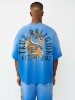 FLORAL SNAKE HEAVYWEIGHT OVERSIZED TEE