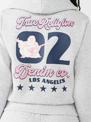GLITTER BUDDHA CLASSIC ZIP HOODIE