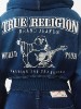 WASHED INDIGO PULLOVER HOODIE