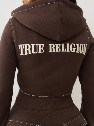 BIG T SHRUNKEN ZIP HOODIE