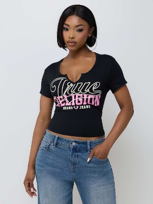 SPORTY NOTCH BABY TEE