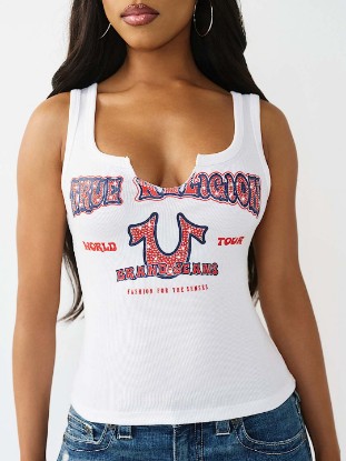 HERITAGE WORLD TOUR NOTCH RIBBED TANK