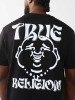 WAVY LOGO BUDDHA FACE GRAPHIC TEE