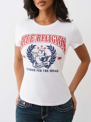 CRYSTAL BUDDHA CREST TEE