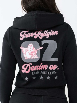 GLITTER BUDDHA CLASSIC ZIP HOODIE