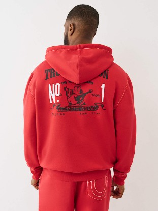 BIG T LOGO ZIP HOODIE