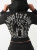 BLESSED SHRUNKEN HOODIE