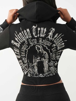 BLESSED SHRUNKEN HOODIE