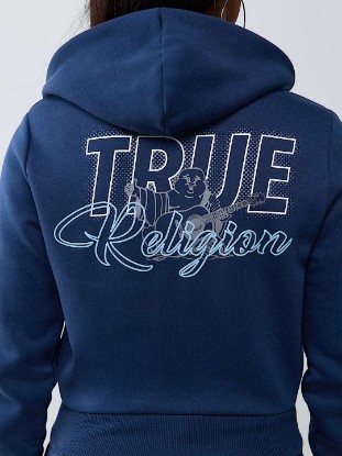 BUDDHA SHRUNKEN ZIP HOODIE