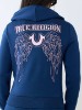CRYSTAL WING ZIP HOODIE
