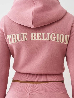 BIG T SHRUNKEN ZIP HOODIE