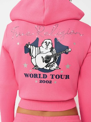 WORLD TOUR SHRUNKEN ZIP HOODIE