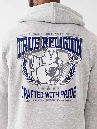 WREATH BUDDHA ZIP HOODIE
