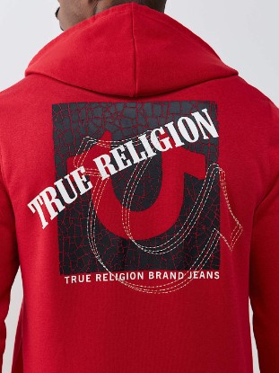 TRUE STITCH LOGO ZIP HOODIE