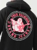 SHERPA PUFF PRINT LOGO ZIP HOODIE