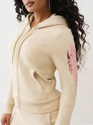 WINGED LOGO ZIP HOODIE