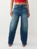 BAILEY MID RISE FLAP BARREL JEAN