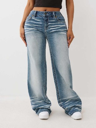 BOBBI MID RISE BIG T BAGGY JEAN