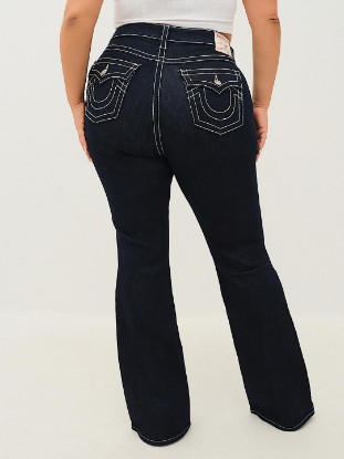 PLUS BECCA MID RISE BIG T BOOTCUT JEAN