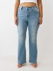 PLUS BECCA MID RISE BIG T BOOTCUT JEAN