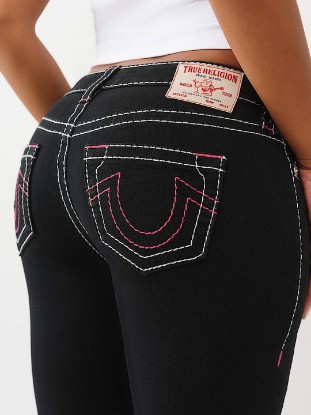 BECCA MID RISE BIG T BOOTCUT JEAN