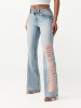 BECCA MID RISE ARCHED LOGO  BOOTCUT JEAN