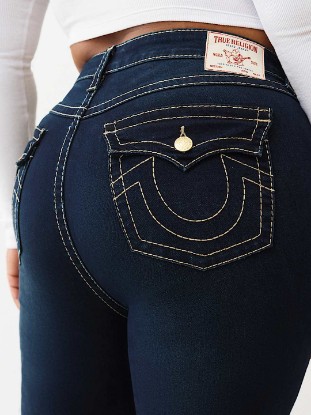 PLUS BECCA MID RISE BIG T BOOTCUT JEAN