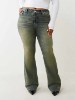 PLUS BECCA MID RISE BIG T BOOTCUT JEAN